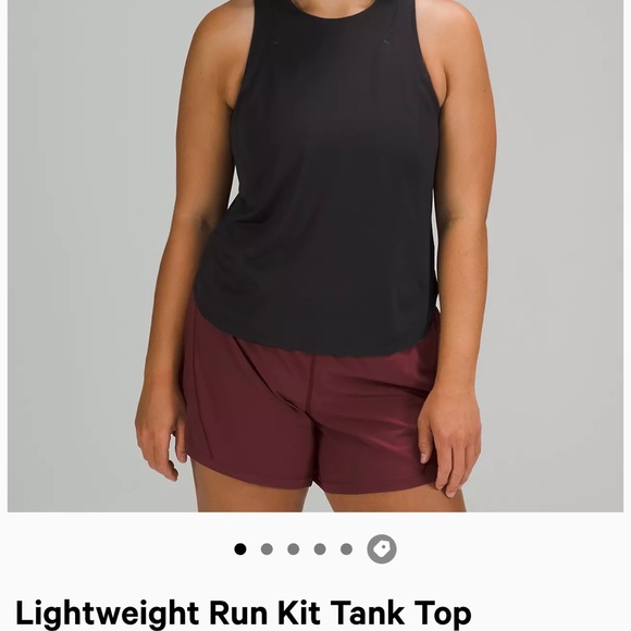 NWT Lululemon Lightweight Run Kit TANK Top SZ 2 - Picture 1 of 7